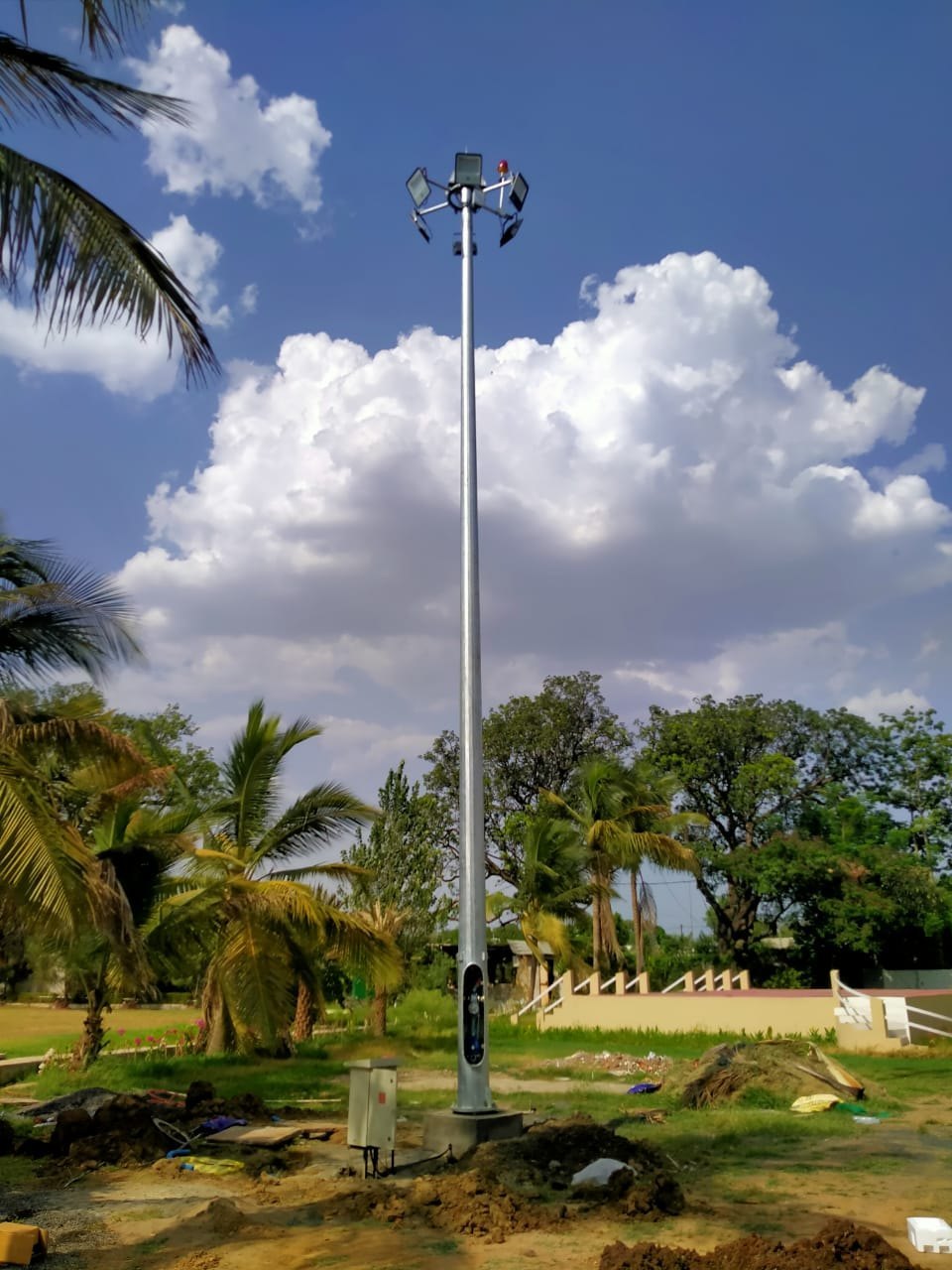 high must light pole